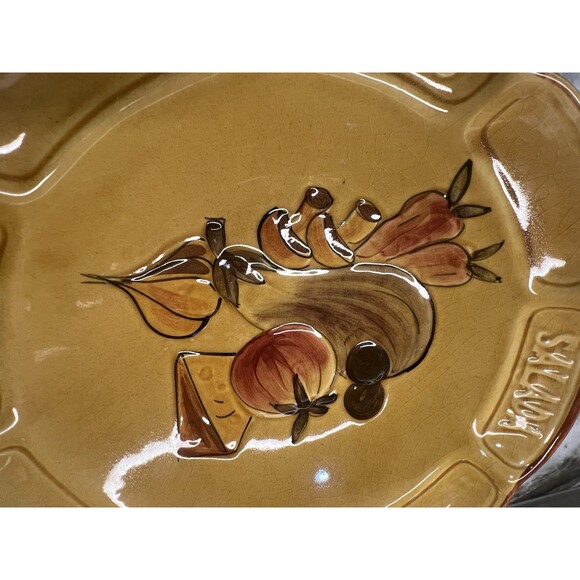 Vintage 1964 Los Angeles Potteries #300 Spaghetti Bowl 14” Pasta Noodle Salad - Picture 5 of 9